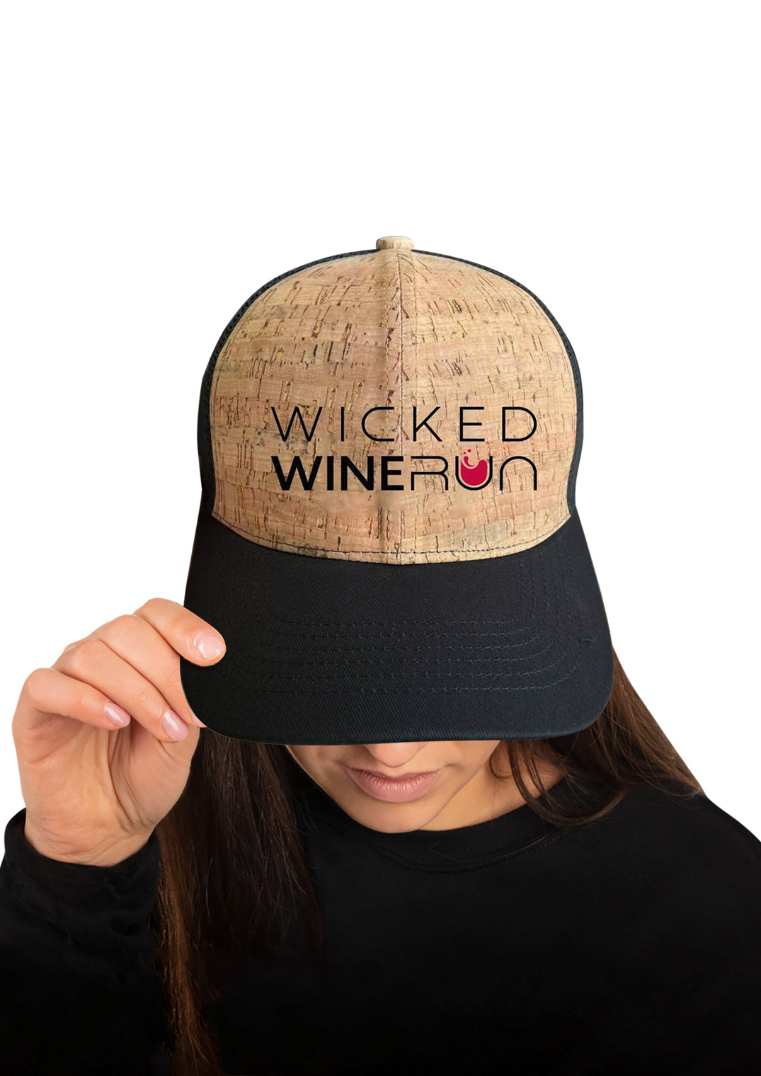 Wicked cork truckers hat