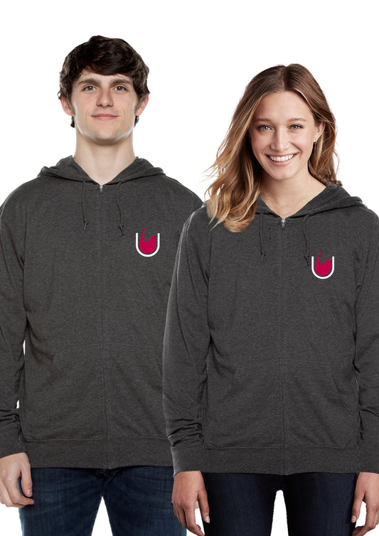 Wicked Wine Run Beach Embroidered Hoodie