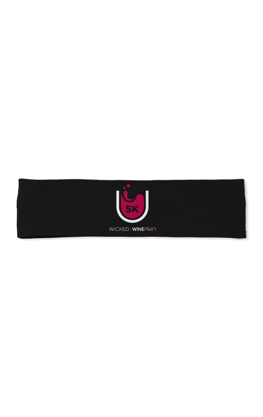 Wicked Wine Run Wine Glass Bondi Bands - Black